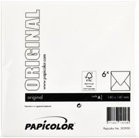 Envelop Papicolor 140x140mm hagelwit 6 Stuk-3
