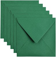 Envelop Papicolor 140x140mm dennengroen 6 Stuk