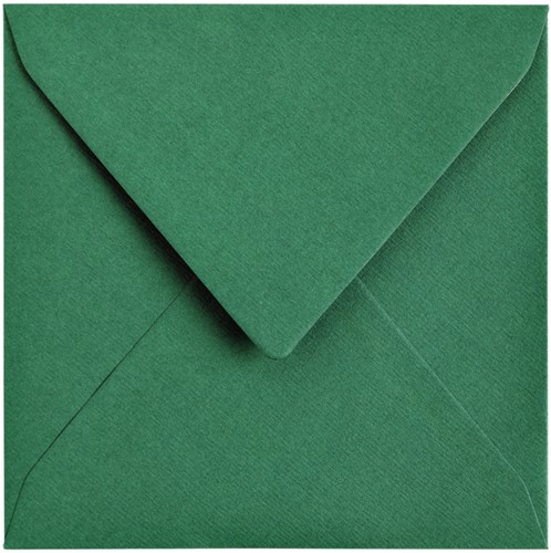 Envelop Papicolor 140x140mm dennengroen 6 Stuk-2