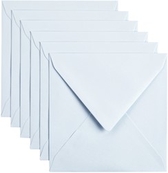 Envelop Papicolor 140x140mm babyblauw 6 Stuk