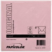 Envelop Papicolor 140x140mm babyroze 6 Stuk-3