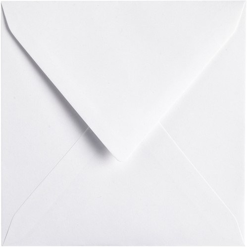 Envelop Papicolor 140x140mm kraft wit 6 Stuk-2