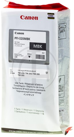 Inktcartridge Canon PFI-320 mat zwart 1 Stuk
