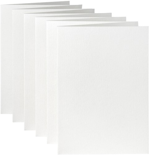 Correspondentiekaart Papi dubbel A6 hagelwit 6 Stuk-2