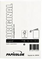 Correspondentiekaart Papi dubbel A6 hagelwit 6 Stuk-3