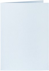 Correspondentiekaart Papi dubbel A6 babyblauw 6 Stuk