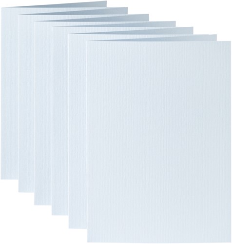Correspondentiekaart Papi dubbel A6 babyblauw 6 Stuk-2