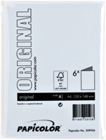 Correspondentiekaart Papi dubbel A6 babyblauw 6 Stuk-3