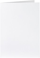 Correspondentiekaart Papi dubbel A6 kraft wit 6 Stuk