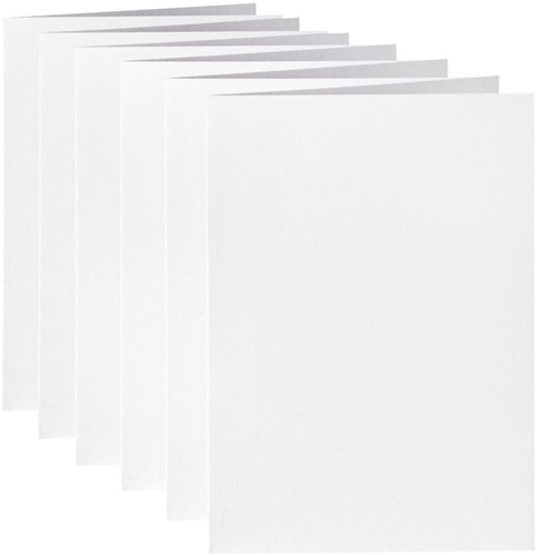 Correspondentiekaart Papi dubbel A6 kraft wit 6 Stuk-2