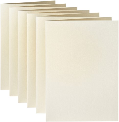Correspondentiekaart Papi dubbel A6 mtl ivoor 6 Stuk-2