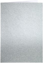 Correspondentiekaart Papi dubbel A6 mtl zilver 6 Stuk