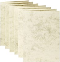 Correspondentiekaart Papi dubbel A6 marmer ivoor 6 Stuk-2