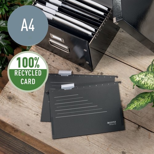 Hangmap Leitz Alpha recycle A4 verticaal v-bodem 1 Stuk-2
