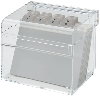 Kaartenbak Maul met index DIN A7 acryl 1 Stuk