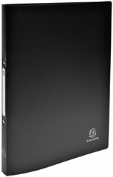 Ringband Exacompta A4 2rings Omech 15mm PP zwart 1 Stuk