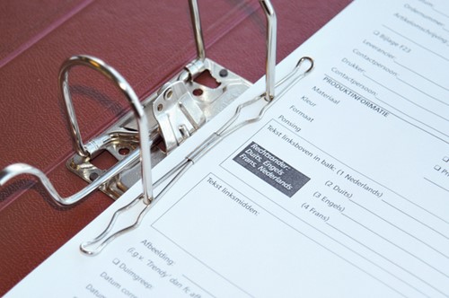 Papierspanner Kangaro voor ordners en ringbanden 20 stuks-4