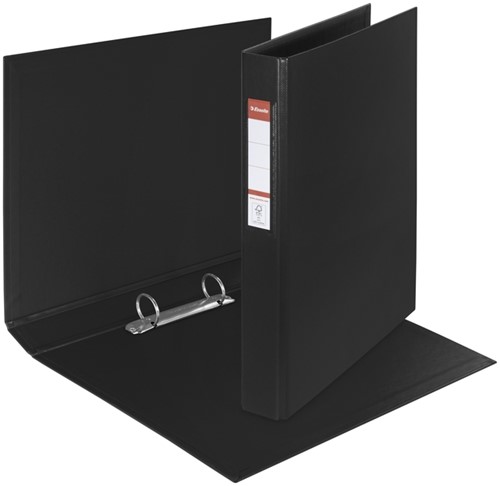 Ringband Esselte VIV A4 2-rings O-mech 25mm PP zw 1 Stuk-2