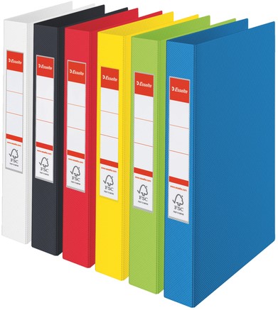 Ringband Esselte VIV A4 4-rings O-mech 25mm blauw 1 Stuk-3