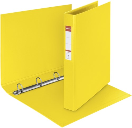 Ringband Esselte VIV A4 4-rings O-mech 25mm geel 1 Stuk-3