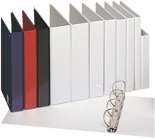 Ringband Ess panorama A4 4-rings D-mech 20mm rood 1 Stuk-2