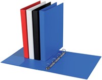 Ringband Quantore 4-rings A4 PP 20mm D-mech blauw 1 Stuk-2