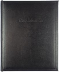Condoleancealbum Kangaro 260x210mm zwart 1 Stuk