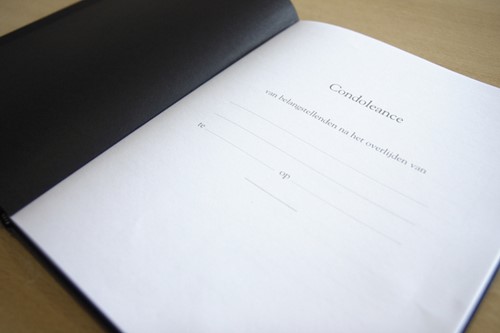 Condoleancealbum Kangaro 260x210mm zwart 1 Stuk-1