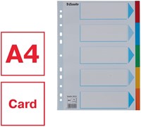 Tabbladen Esselte Stand A4 5dlg karton 11r ass 1 Set-3