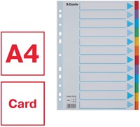 Tabbladen Esselte Stand A4 12dlg karton 11r ass 1 Set-6