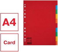 Tabbladen Esselte Economy A4 10dlg karton 11r ass 1 Set-3