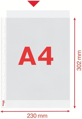 Showtas Esselte standaard PP A4 100 Stuk-10