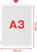 Showtas Esselte PP A3 recht 50 Stuk-5