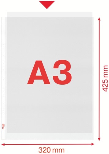 Showtas Esselte PP A3 recht 50 stuks-5
