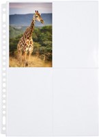 Fototas Multo A4 23r 10x15cm PP 4vak tr 10st 10 Stuk-2