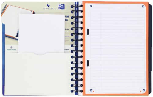 Projectbk Oxf School A5+ ln 6g 240pag 80gr blauw 1 Stuk-1