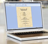 Designpapier Sigel A4 90GR marmer beige 100 Vel-1