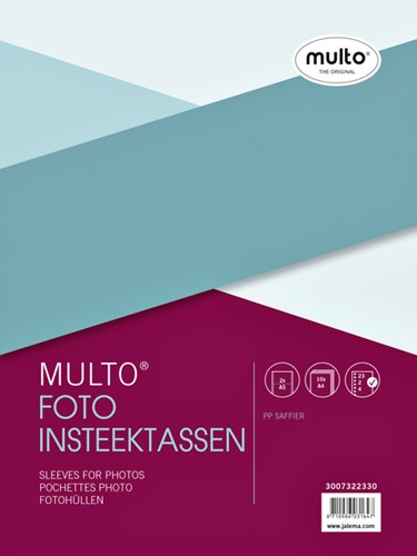 Fototas Multo A4 23r 2 vaks 148x210mm pp mat 10st 10 Stuk