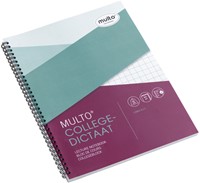 Collegeblk Multo A4 rt 10mm 23g 160pag 80gr wit 1 Stuk