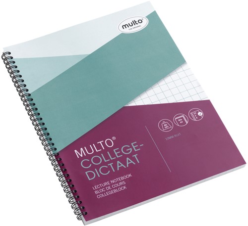Collegeblk Multo A4 rt 10mm 23g 160pag 80gr wit 1 Stuk
