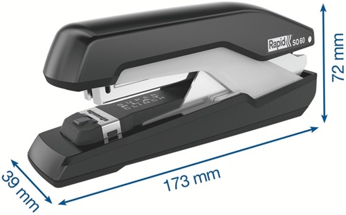 Nietmachine Rapid SO60 fullstrip 60SH zwart/grijs 1 Stuk-2
