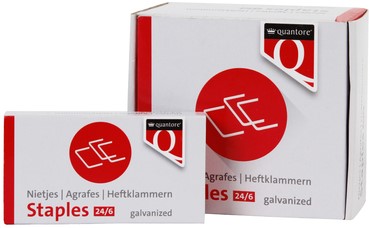 Nieten Quantore 24/6 verzinkt 1000 Stuk-2