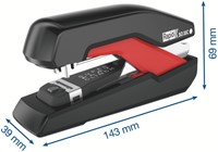 Nietmachine Rapid SO30C half strip 30SH zwart/rood 1 Stuk-3