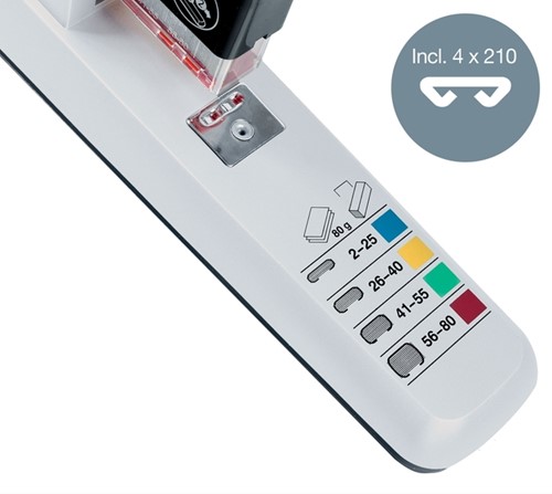 Nietmachine Leitz Nexxt 80 vel zilver 1 Stuk-18