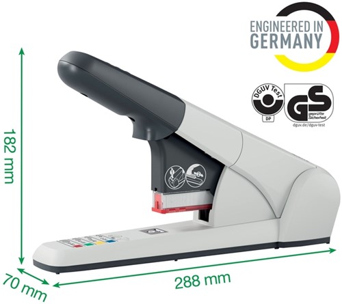 Nietmachine Leitz Nexxt 80 vel zilver 1 Stuk-9