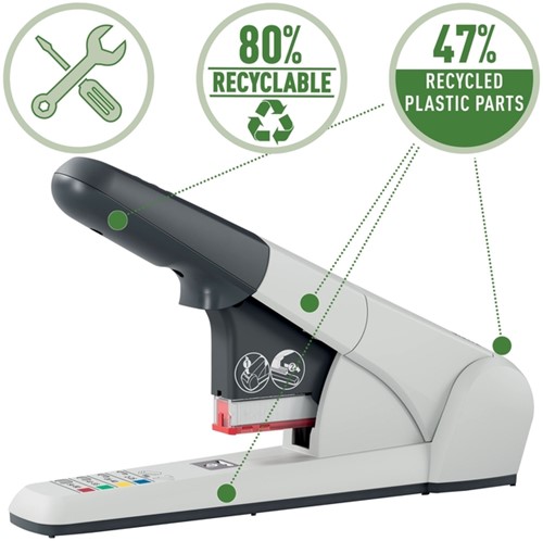 Nietmachine Leitz Nexxt 80 vel zilver 1 Stuk-13