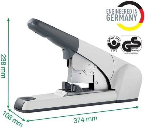 Nietmachine Leitz Heavy Duty Flat Clinch 120 vel zilver-7