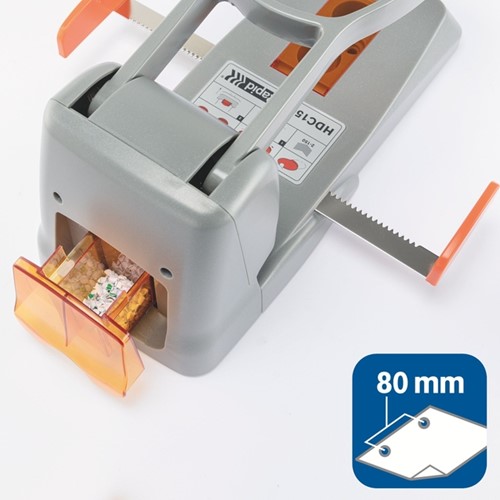 Perforator Rapid Supreme HDC150/2 heavy duty 2-gaats 150 vel zilver/oranje-5