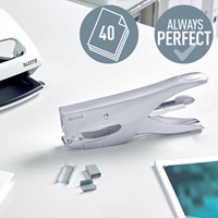 Niettang Leitz achterlaadmodel P3 40 vel zilver 1 Stuk-3