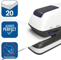 Nietmachine elektr Rapid Optima grip zwart zilver 1 Stuk-1